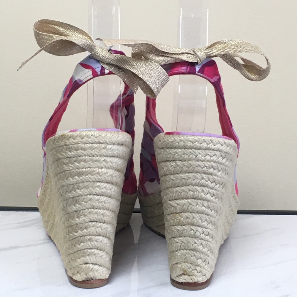 Coach Maritza Espadrille Wedge Sandal size 7 - Picture 4 of 7